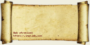 Anđela Šerović vizit kartica